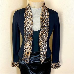 INC Y2K Cheetah Cardigan